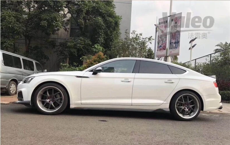 Для Audi A5 S5 RS5 B9 B10 2017-2024 комплект боковой юбки из настоящего углеродного волокна