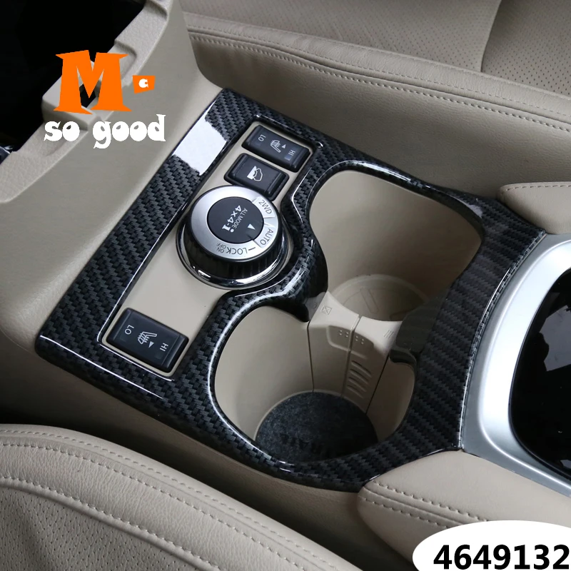 

2014/15/16/17/18 для NISSAN X-Trail XTrail T32 Rogue Автомобильная крышка держателя стакана для воды ABS углеродное волокно автомобильные аксессуары для интерьер...