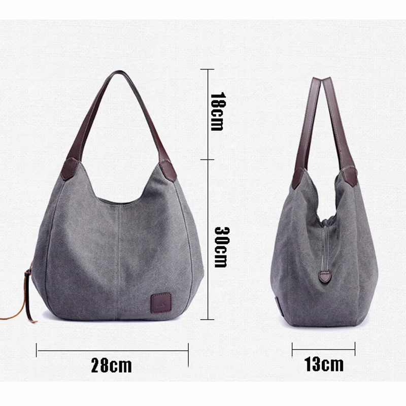 Простая Холщовая Сумка в европейском и американском стиле однотонная роскошная