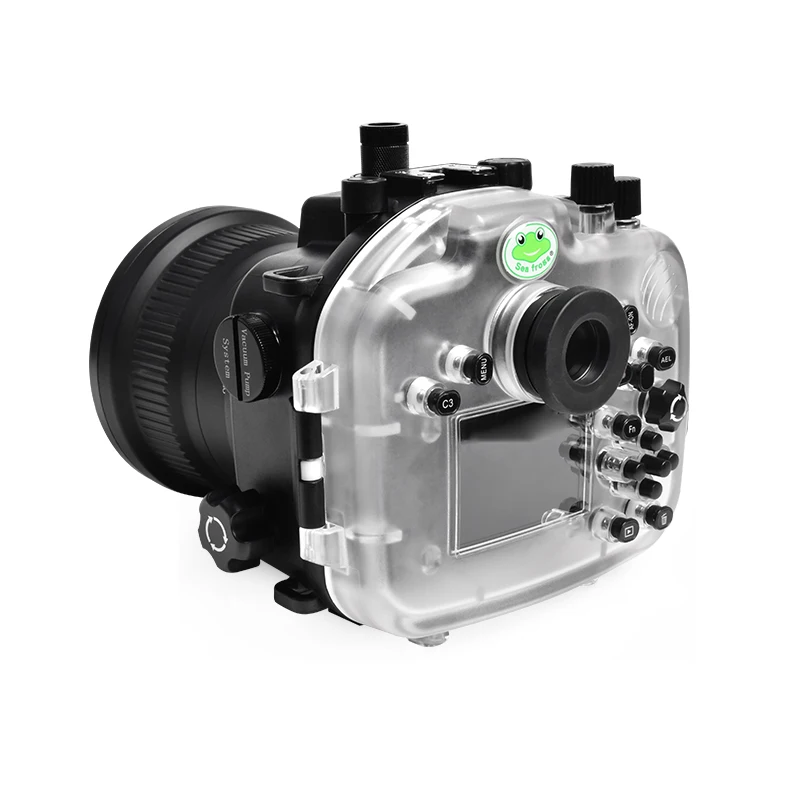 

40M/130FT Underwater Camera Housing For Sony A7S III A7SIII A7S3 A7 SIII 3 (28-70mm Standard Port) Diving Case Waterproof Cover