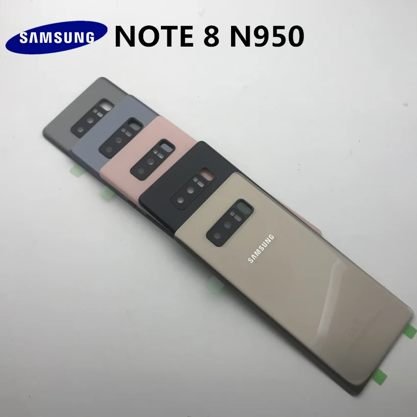 NOTE8 полный корпус чехол задняя крышка+ Передний экран стекло объектив+ средняя рамка для samsung Galaxy Note 8 N950 N950f осенняя часть