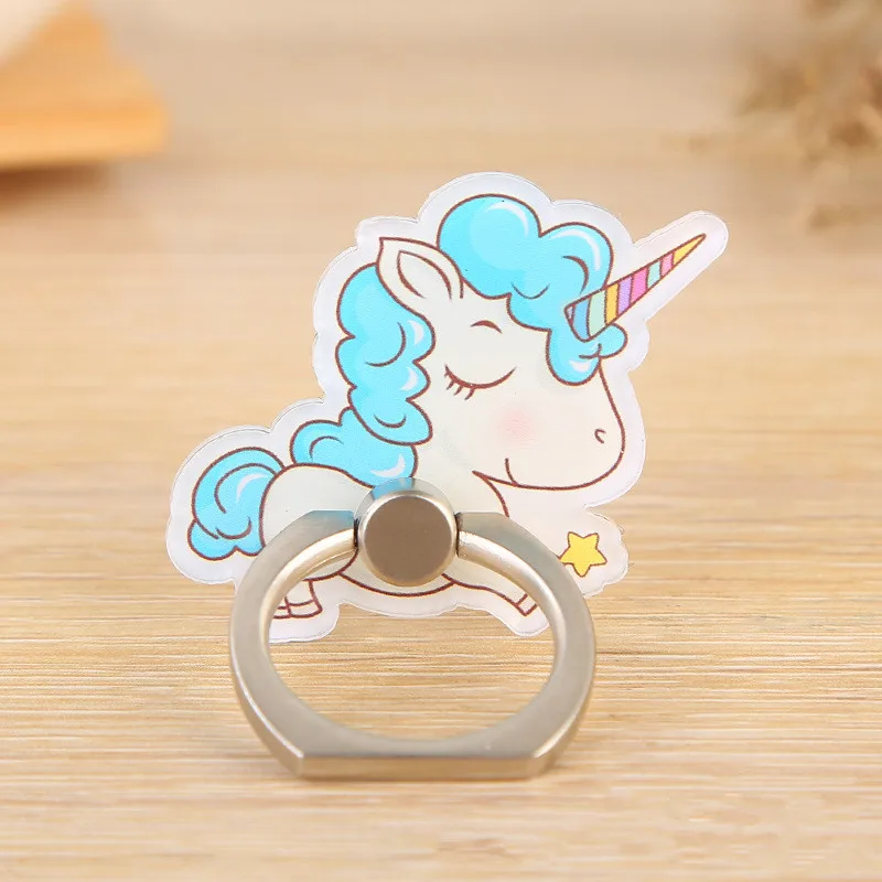 Юбки пачки радужной расцветки в форме единорога мобильный телефон стенд