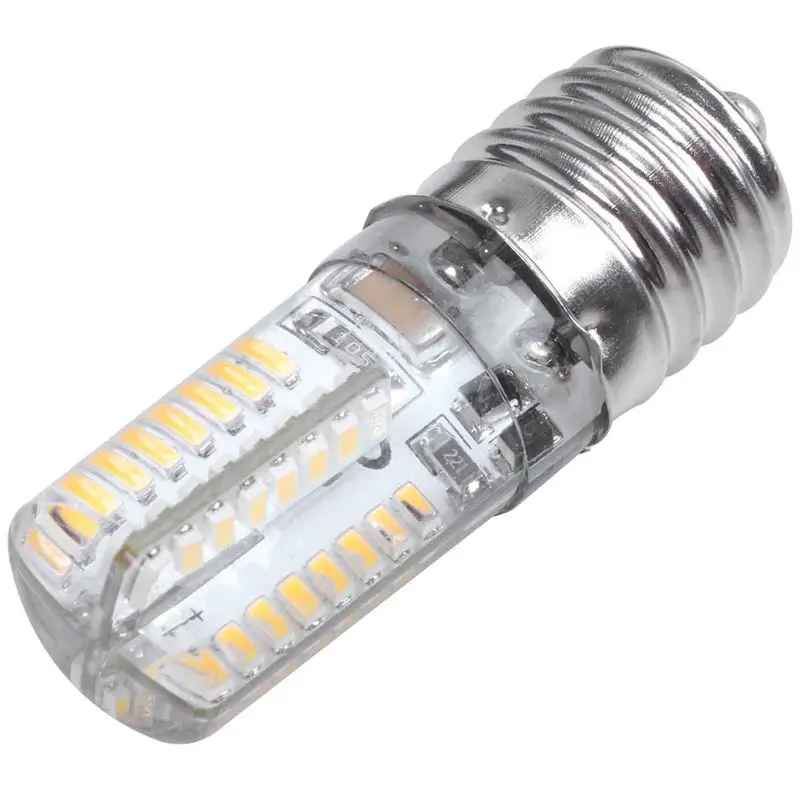 E17 розетка 5 Вт 64 светодиодный светильник лампа 3014 SMD теплый белый AC 110V