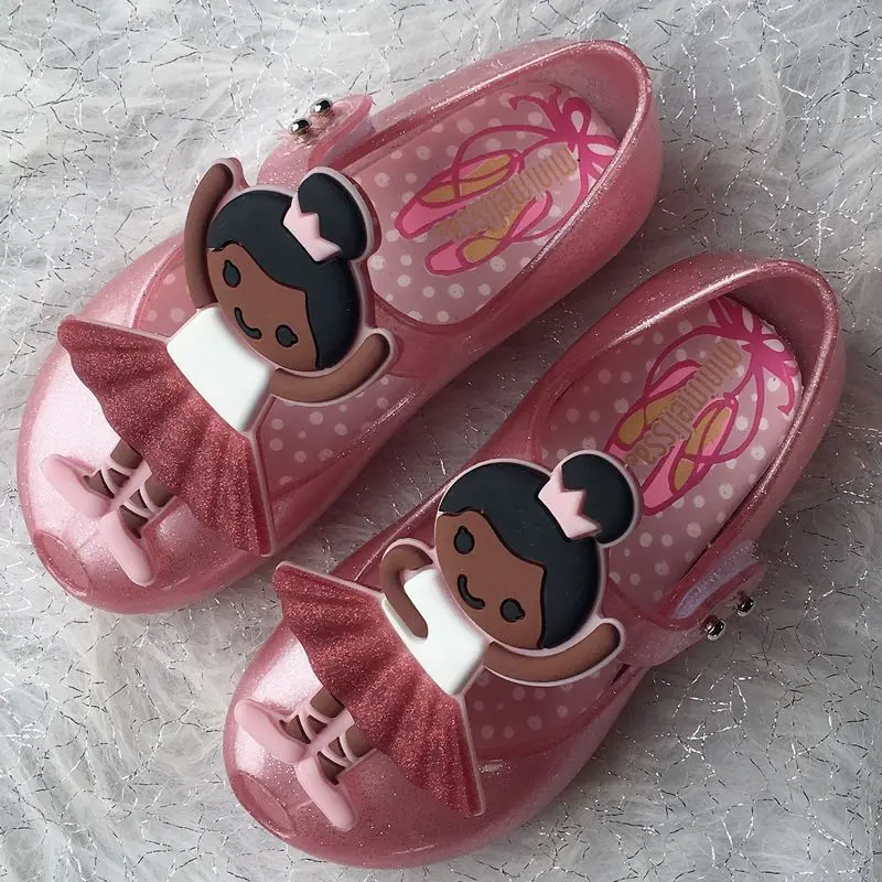 Новинка 2020 детские туфли желе Mini Melissa модные летние балетные сандалии детская