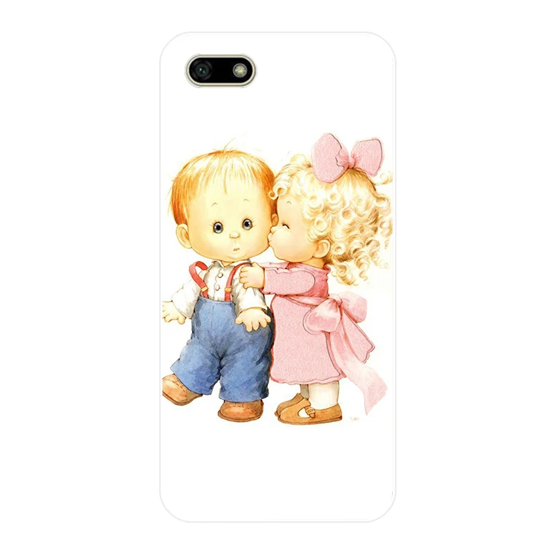 Мягкий Силиконовый ТПУ чехол 358FG для мальчиков и девочек huawei Honor 7a 5 45 pro 7 7c 7x y5 2018 |