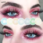 Био-эссенция 1 пара цветных контактных линз для глаз для ежегодного использования серые контактные линзы для глаз синие линзы натуральные модные линзы косметика