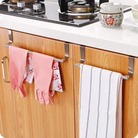 1pc multifunctional stainless steel shelf for kitchen and bathroom towel rack cabinet sundries storage rack door cabinet hanger