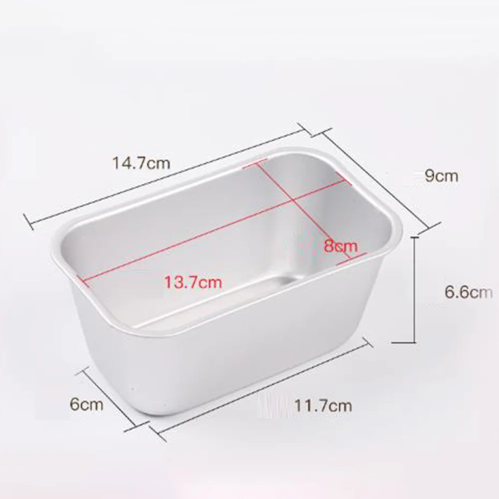 Прямоугольная форма для хлеба пирога сковорода алюминиевая коробка снежных