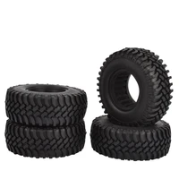 4pcs 100mm 1 9 inch rubber tires with foam inserts for 110 rc rock crawler axial scx10 d90 d110 tamiya cc01 1 9 inch tyres