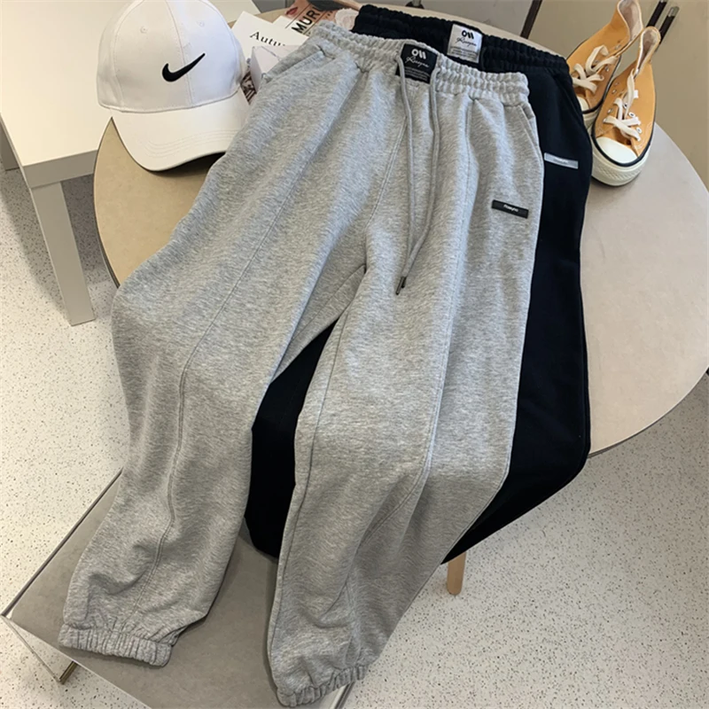 Тренировочные спортивные брюки с завязкой на лодыжке женские утепленные Модные