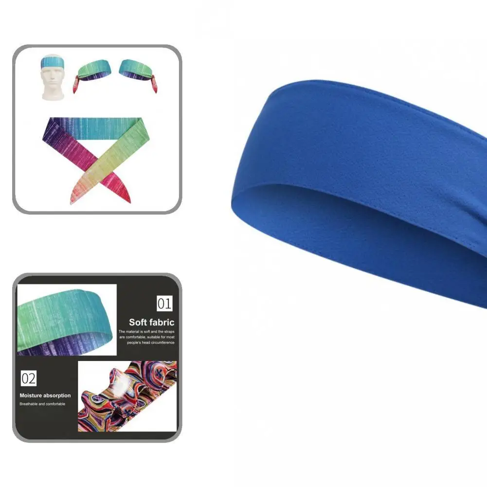 

Unisex Practical Anti-perspirant Tie Back Headband Anti-perspirant Head Ties Anti-slip for Men Women