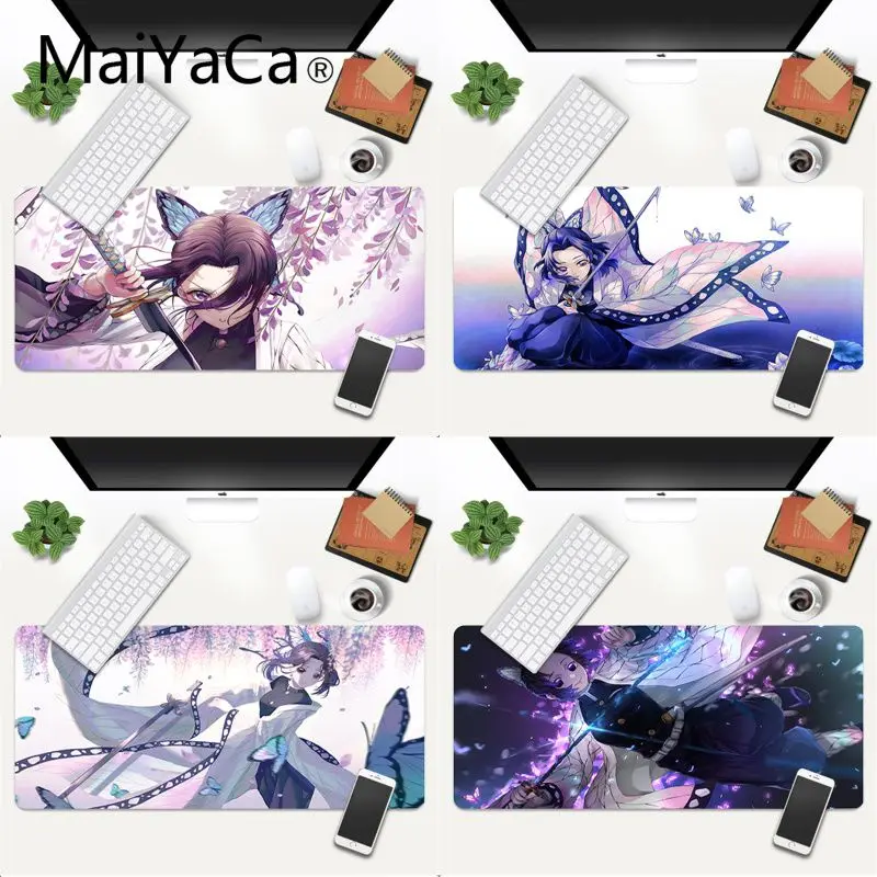 MaiYaCa 2020 Новый Kimetsu no Yaiba резиновый коврик для мыши игровой xl xxl 600x300 мм Lol world of