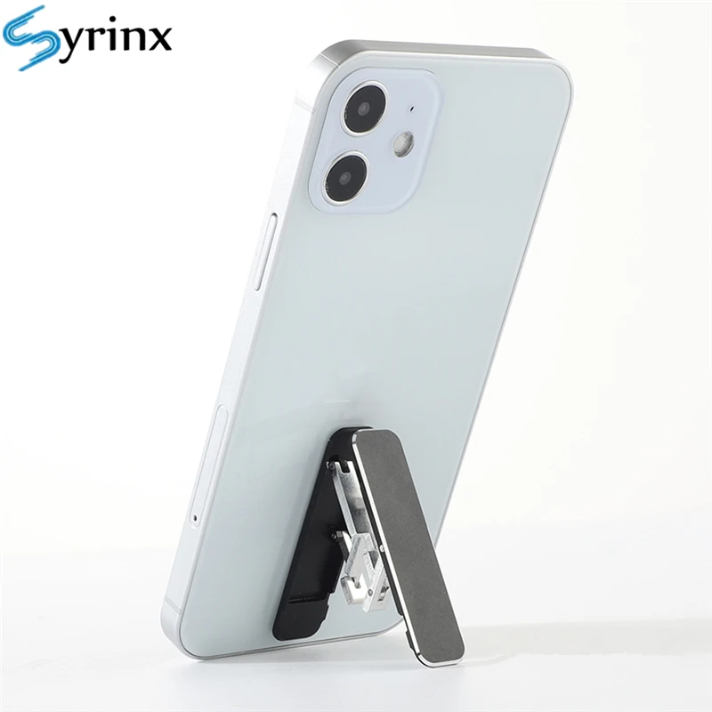 New Aluminum Mini Size Portable Folding Desk Mount Holder Bracket Mobile Phone Cradle Foldable Stand for Cellphone Metal Support