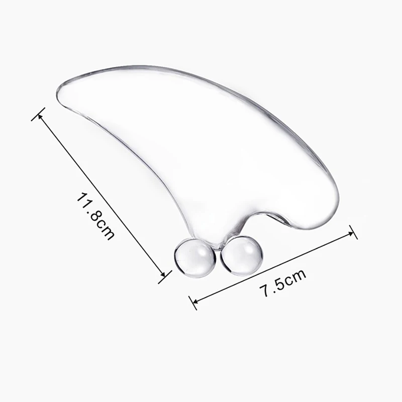 

2pcs Natural Resin Board Massage Guasha Plate Face Massager Scrapers Tools Body