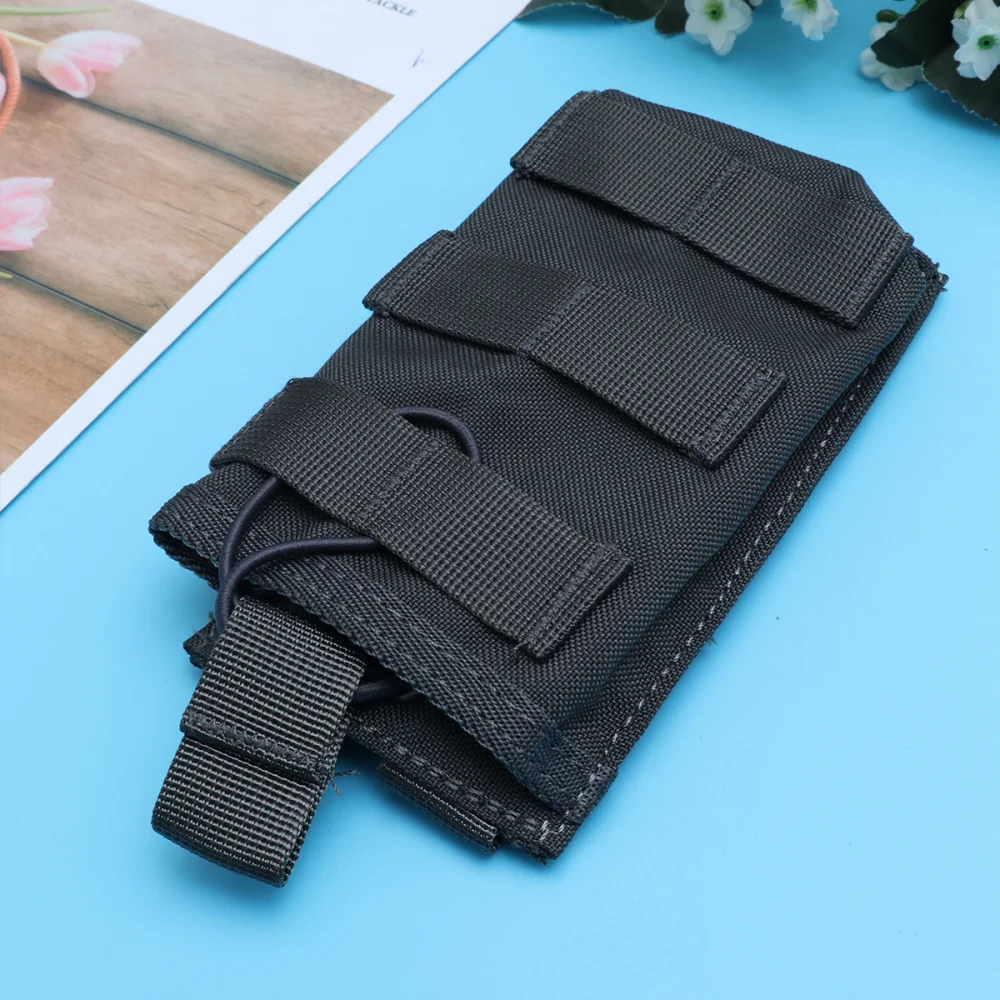 

1PC Multifunctional Outdoor Talkie Bags Molle Phone Pocket Waist Bags (Grey)