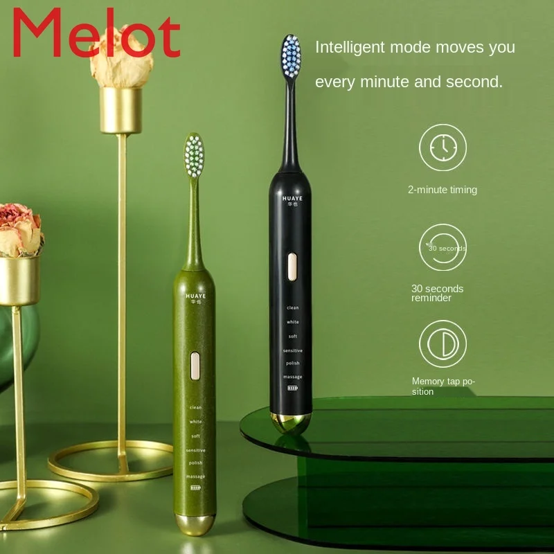 

Modern Electric Toothbrush Adult and Children Universal Automatic Charging Emergency Couple Waterproof Soft-Bristle Toothbrush