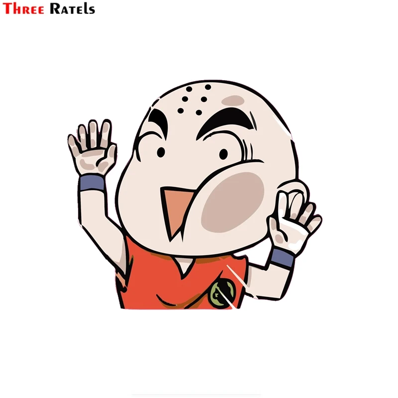 

Забавные 3d наклейки из ПВХ Three Ratels FC80, украшения для велосипеда, бампера, окна, стены