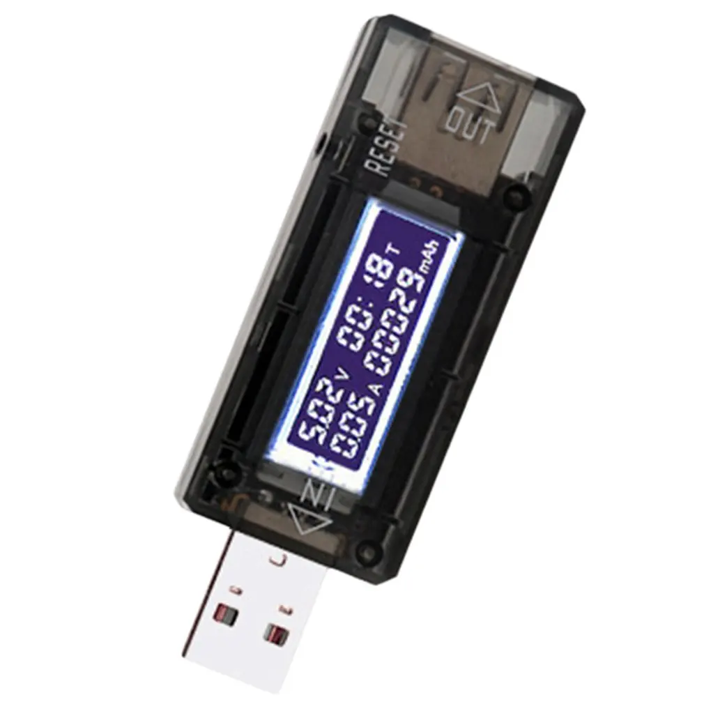 

USB Tester DC4V-30V 0-3A Digital Voltmeter Ammeter Meter Detector USB Current Voltage Capacity Tester Car Wall Charger PC Phone