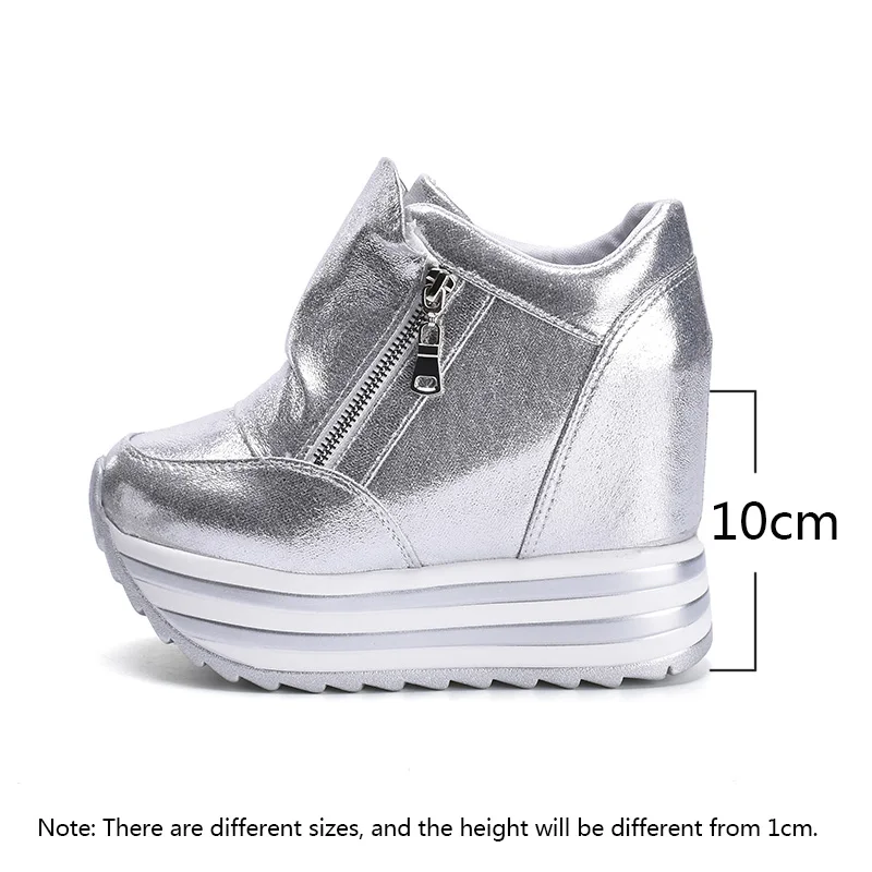 

white platform sneakers Women Shoes High Heels Ladies Casual Shoes Women Wedges platform shoes Female Thick Trainers women