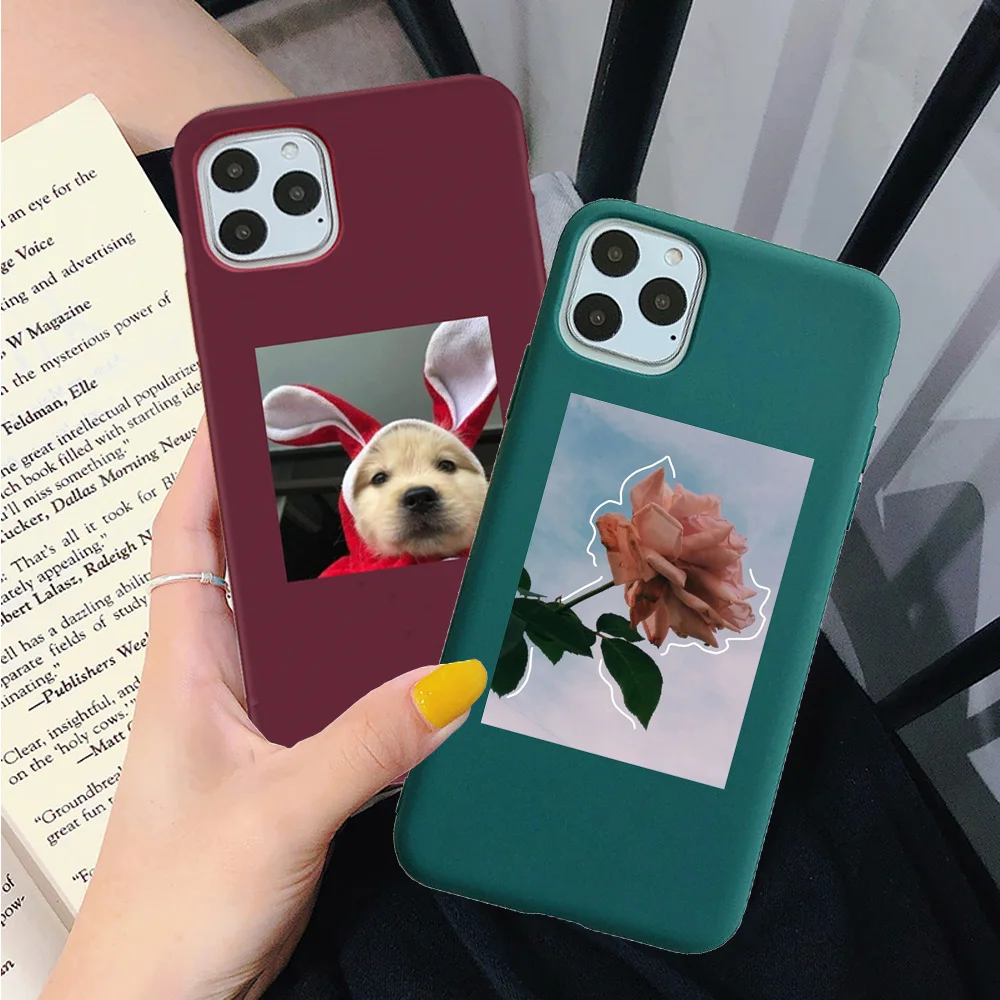 Чехол для iPhone 11 Pro 7 8 6 6S Plus X XR XS Max SE 2020 12 чехлов мягкий силиконовый чехол из ТПУ с