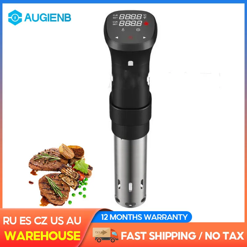 

1100W Sous Vide Immersion Circulator Vacuum Slow Cooker with LCD Digital Control IPX7 Waterproof 110-120V