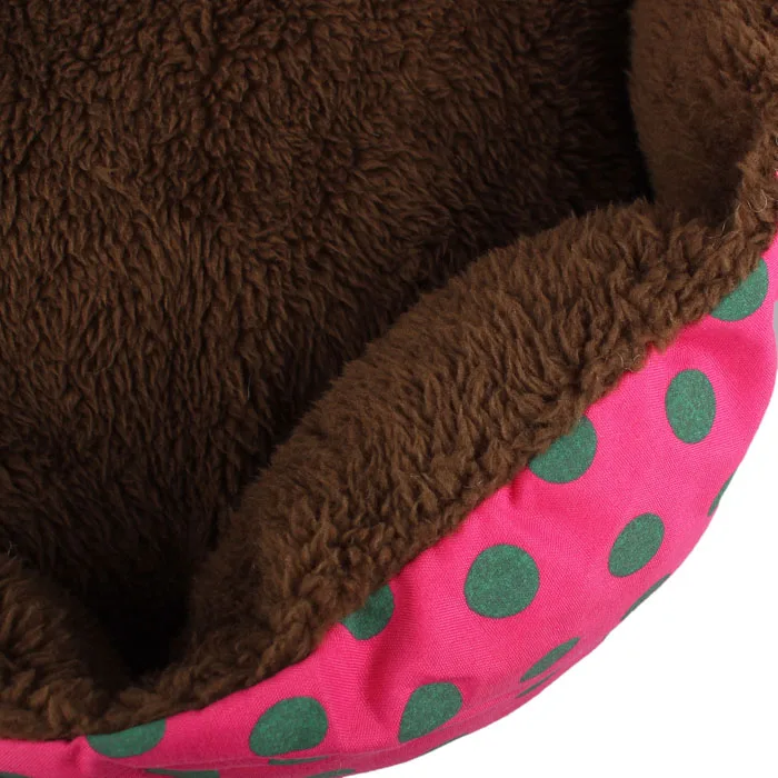

soft Plush Super Soft Pet Bed Kennel Dog Round Cat Winter Warm Sleeping Bag Puppy Cushion Mat Portable Cat Supplies