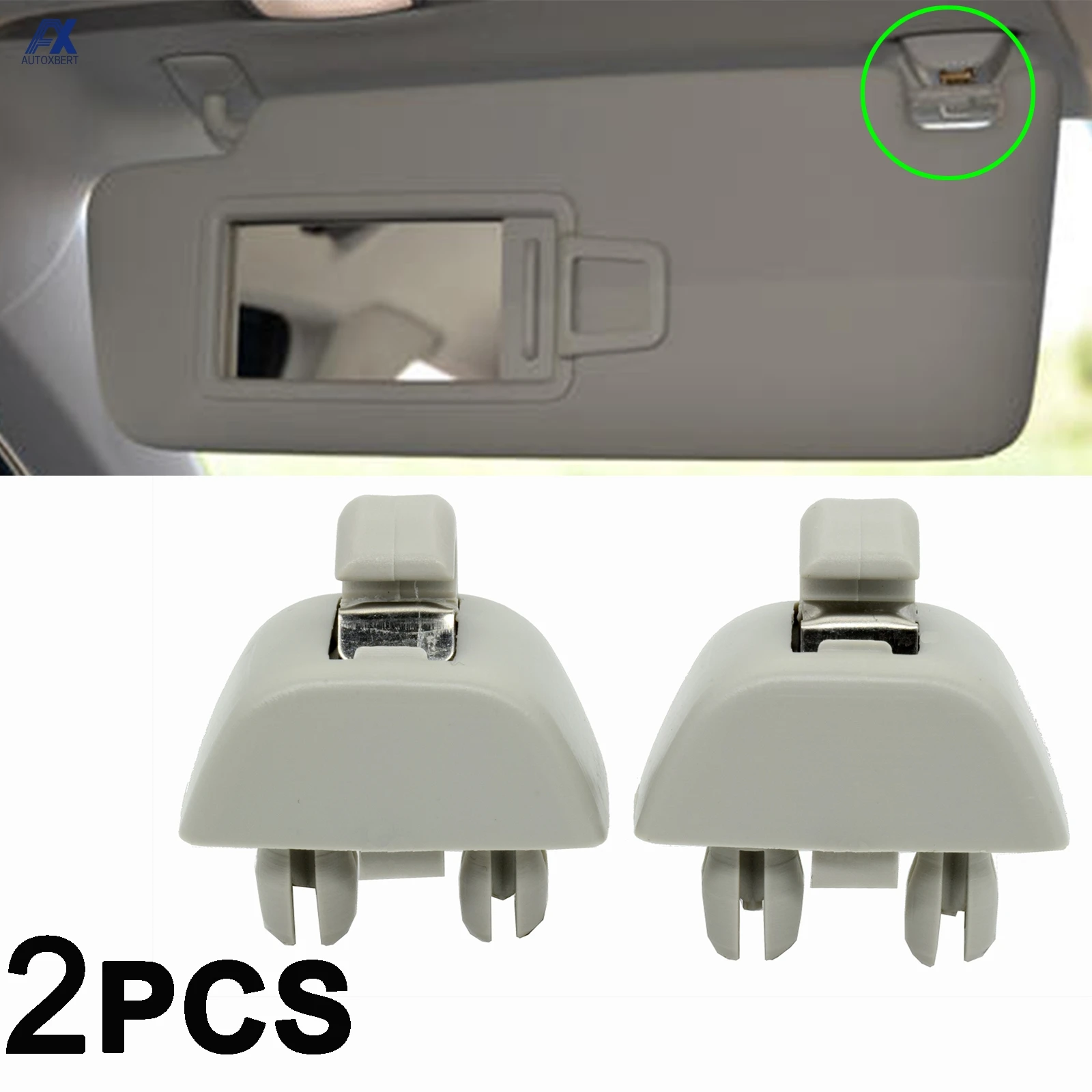 2x солнцезащитный козырек вешалка зажим держатель для Audi A6 C6 VW Passat B7 Polo Up! Skoda CITIGO