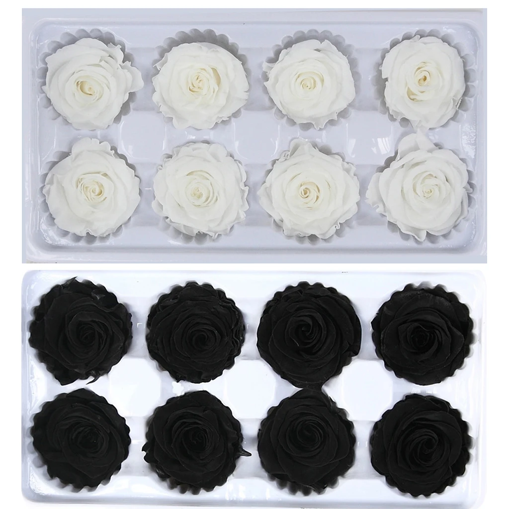 Натуральные консервированные цветы бессмертная Роза подарок на день Святого