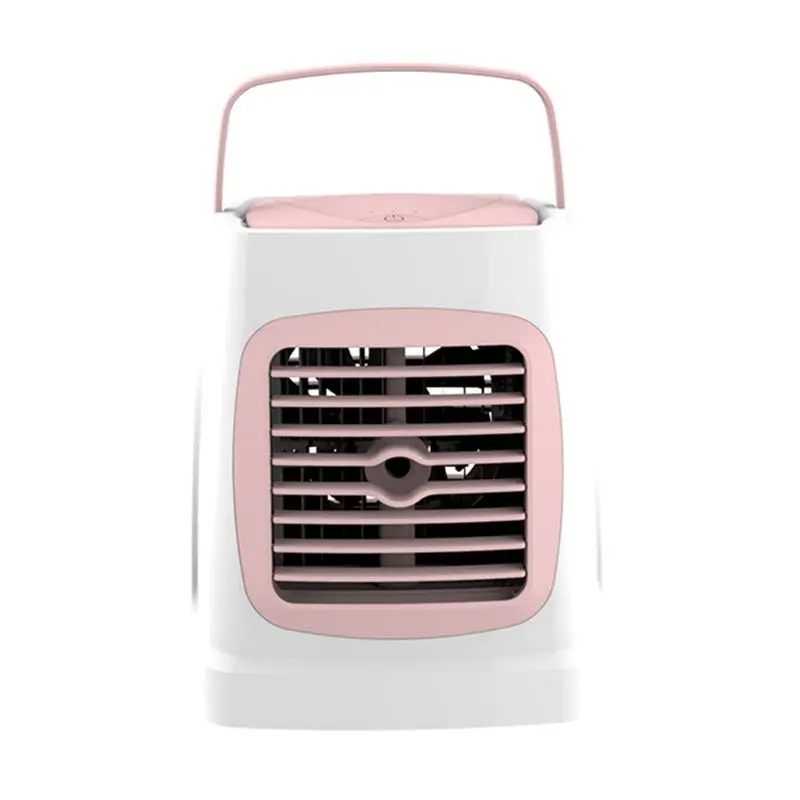 

Mini Portable Spray Air Conditioner USB Chargeable Conditioning Humidifier Purifier Personal Desktop Air Cooler Fan