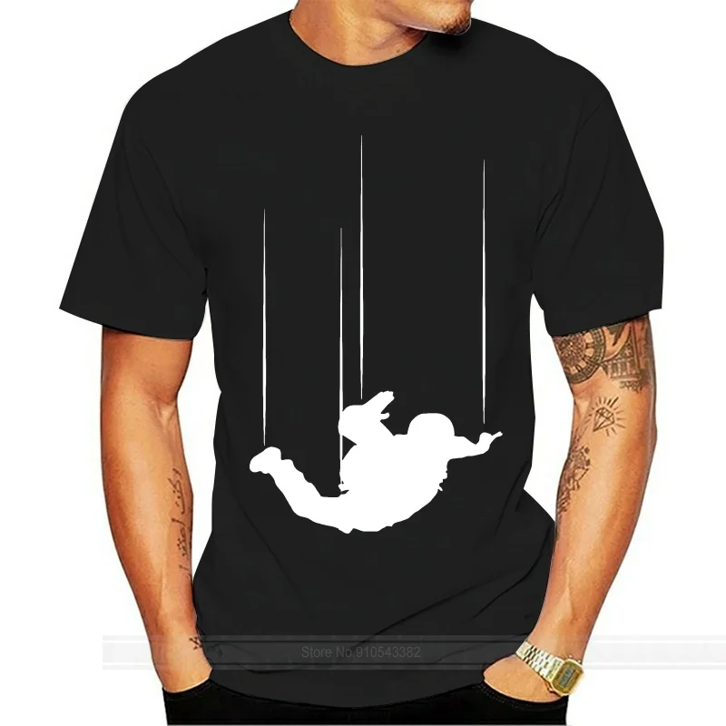 

Lasting Charm New Summer Fashion Men T-shirt diving And Freefallin T-shirt Casl Cats T-shirt