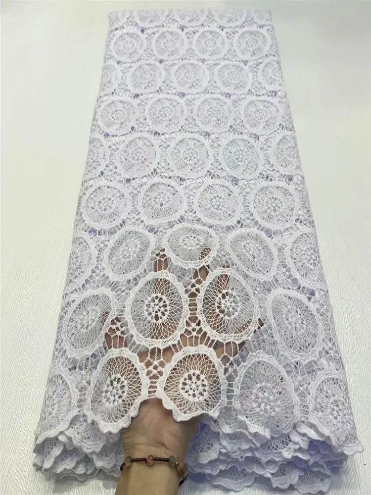 Африканская Тюлевая кружевная ткань с синей Новейшей высококачественной