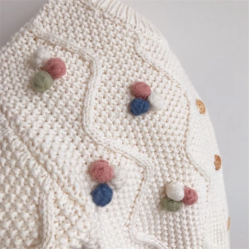 

Korean Style Kids Clothes Baby Knitted Sweater Newborn Girls Sweaters Cardigan Causal Toddler Long Sleeves Knitwear Jackets Tops
