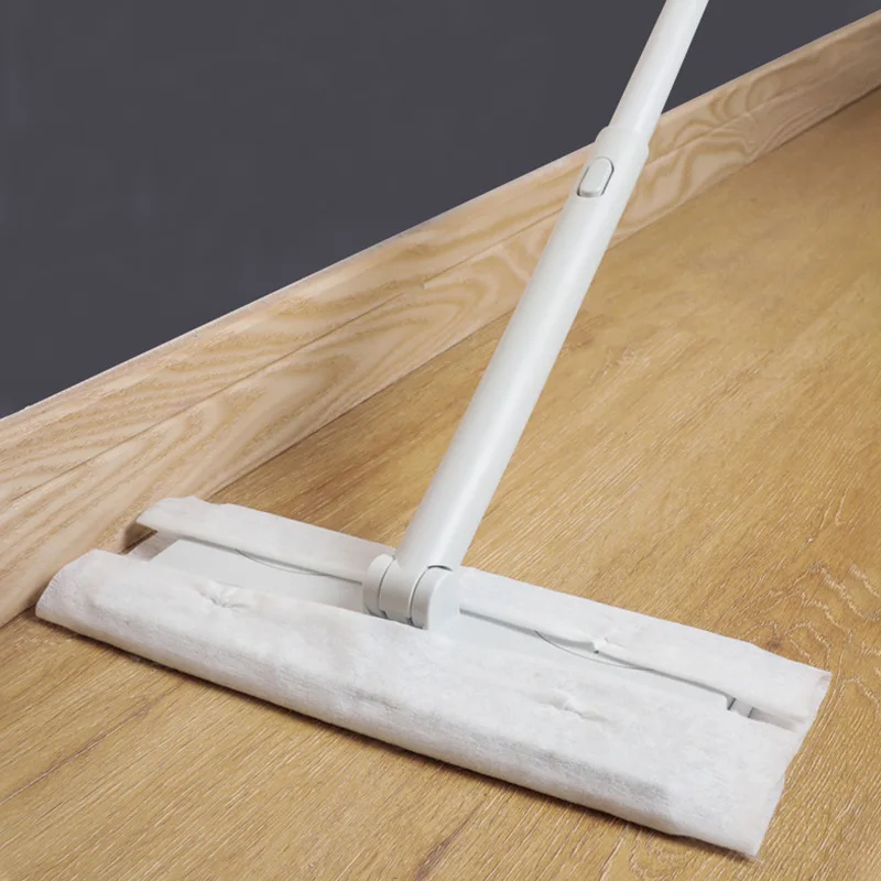 

Household Hand-Free Wet and Dry Dust-Proof Mop Disposable Dust-Absorbing Paper Household Wet and Dry Floor Mop