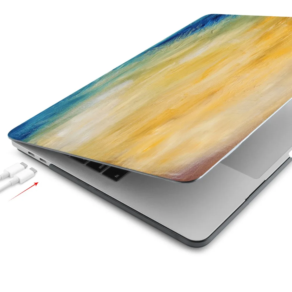 Чехол для Air 11 13 Pro retina 1" 15" сенсорная панель кристально чистая твердая задняя крышка защитный чехол A1706