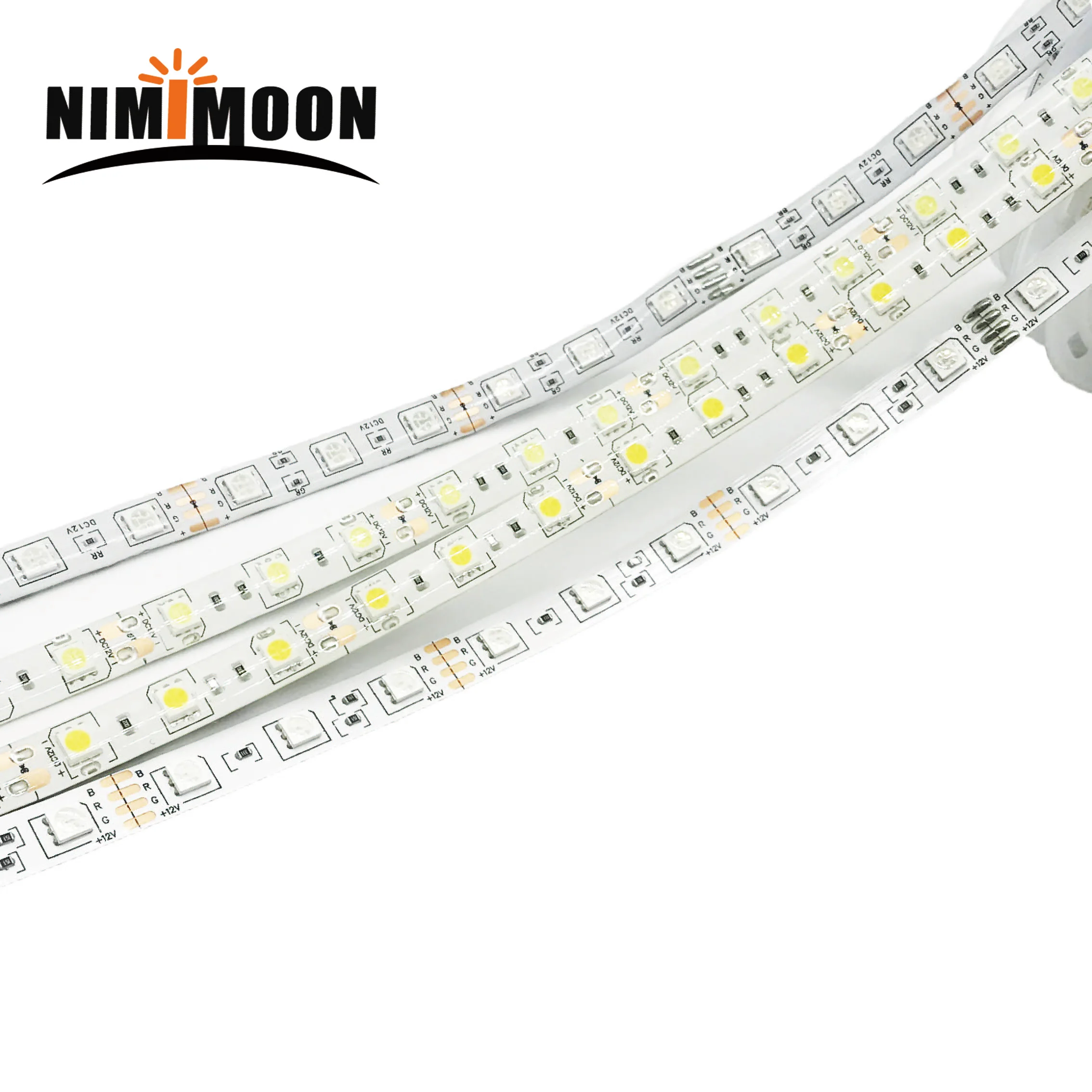 Светодиодный 5050 RGB светодиодные огни 12В гибкий украшения дома освещение SMD 5050 водонепроницаемый RGB светодиодный лента белый/теплый белый/холодный белый/синий
