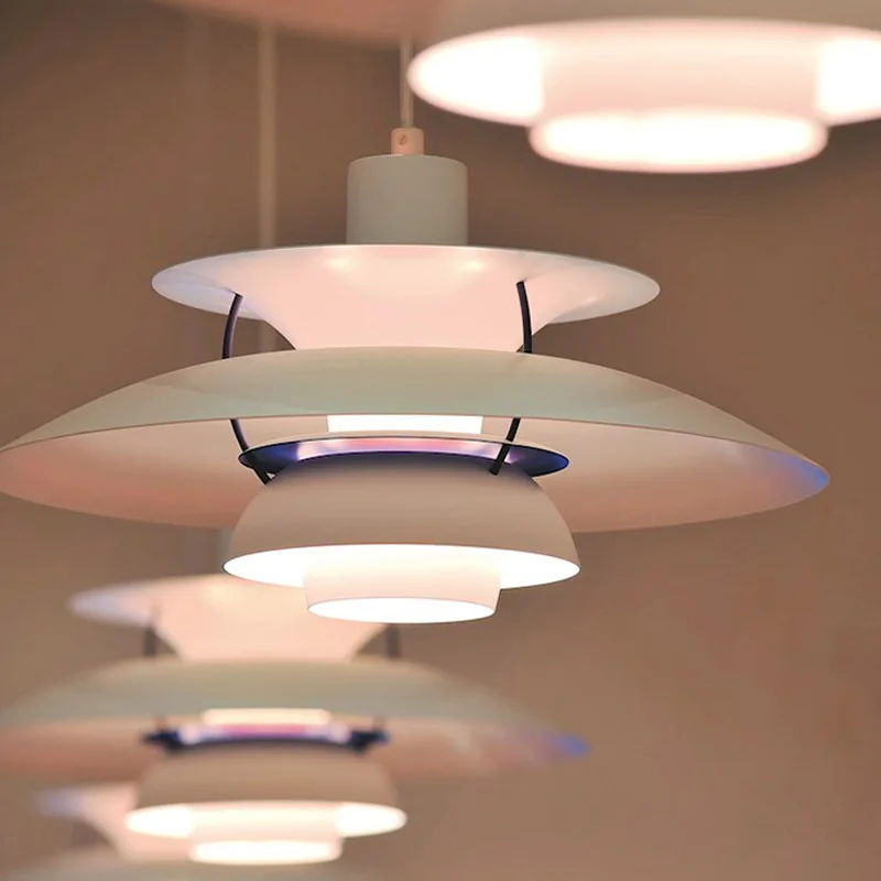 Nordic PH Pendant Lights Colorful Art Umbrella Hanging Lamps Bedroom Dining Room Living Decor Lamp Restaurant Light Fixture | Лампы и