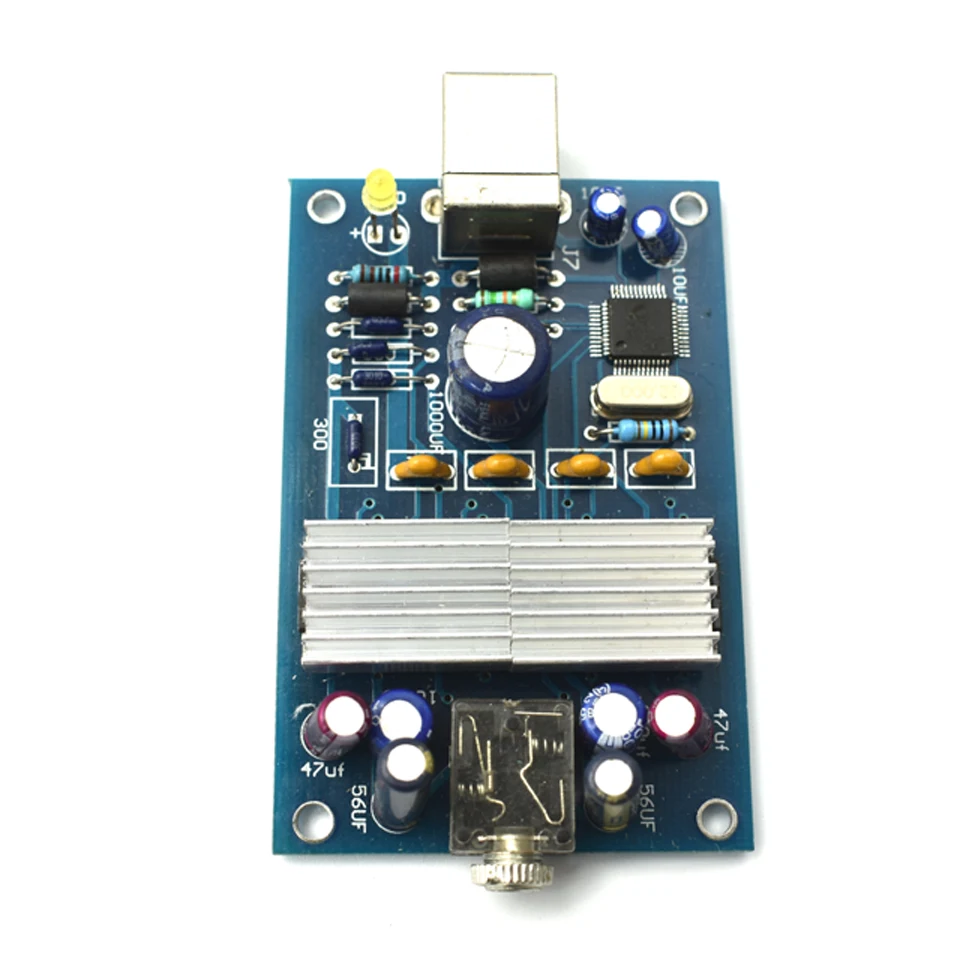 Декодер Lusya HIFI TDA1543 * 4 USB OTG DAC внешняя Плата декодера для Hi Fi готовой