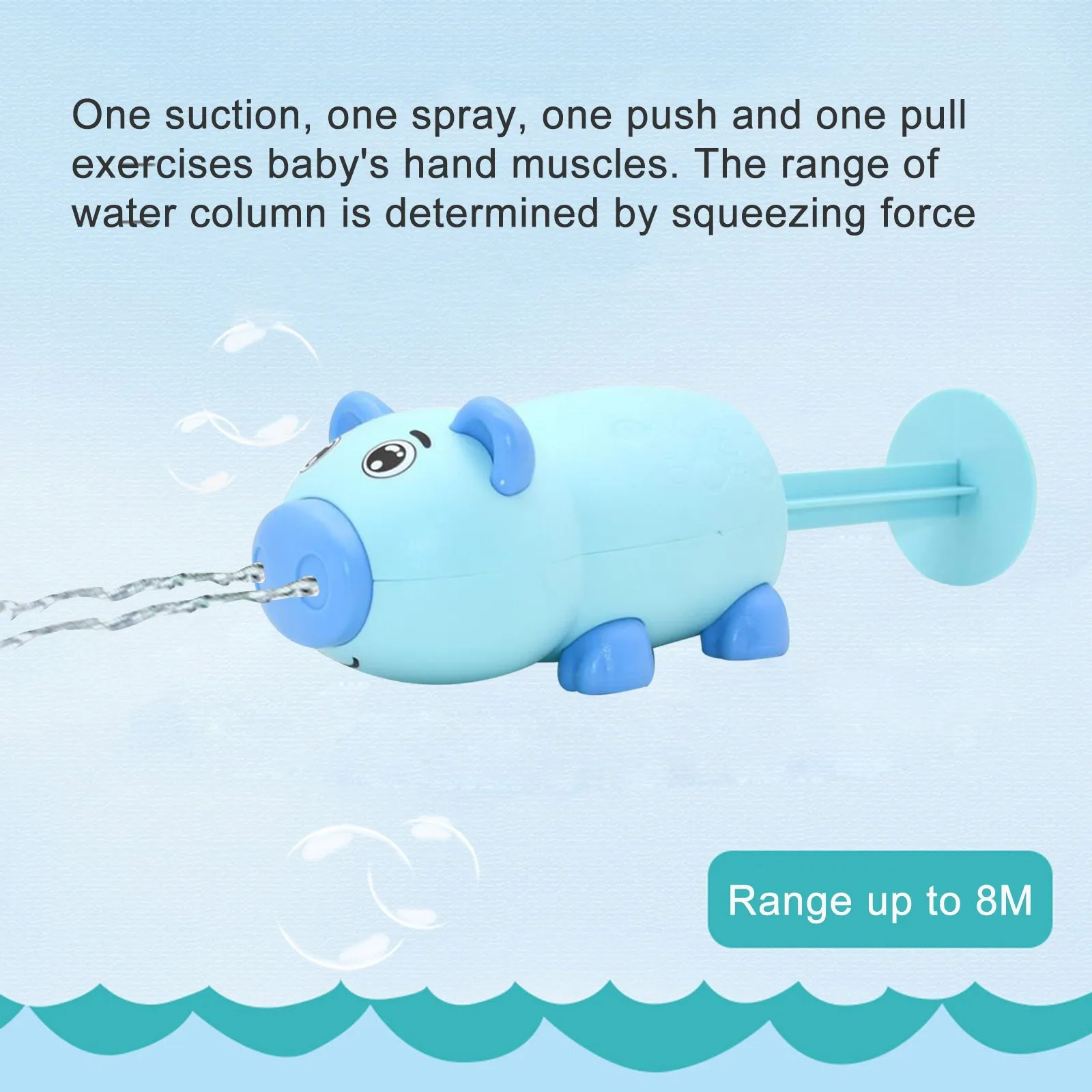 

Children Summer Fashion Blaster Mini Water Guns Toy Kid Colorful Beach Squirt Toy Pistol Spray Water Gun Outdoor Game Cute Piggy