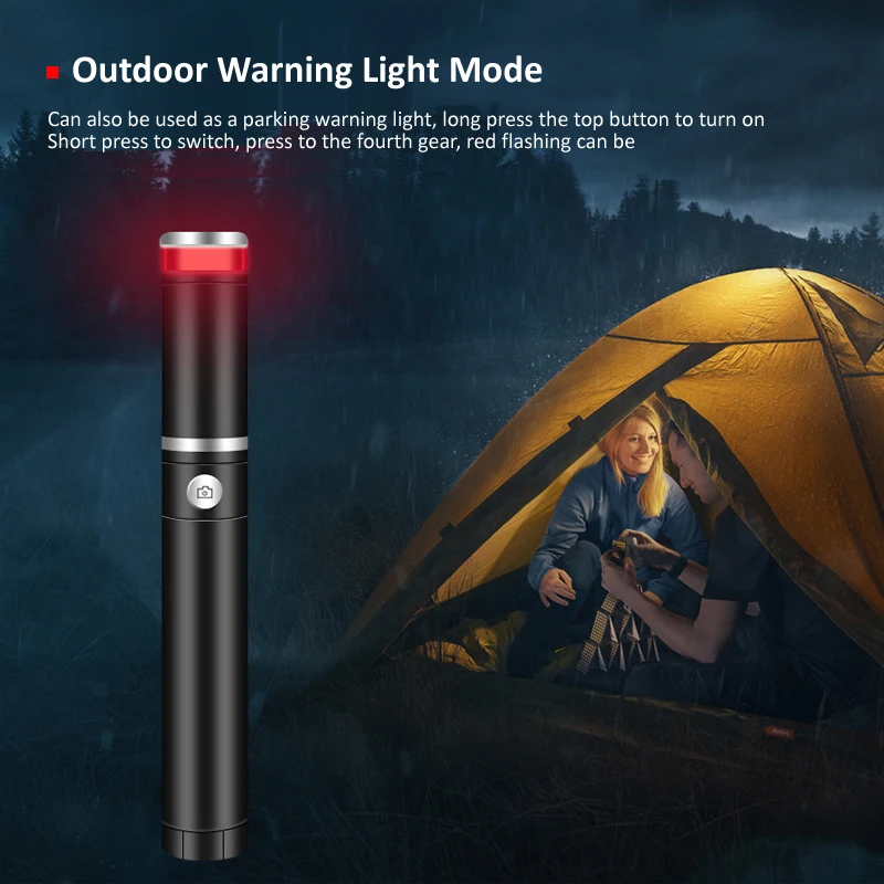 Портативный монопод для селфи Electop Bluetooth палка штатив с кольцесветильник