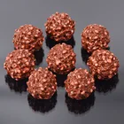 10 шт., имитация шоколадного шара, кабошон из смолы с плоским основанием, Искусственные пищевые кабошоны, украшения для рукоделия, скрапбукинга