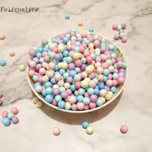 6-8 мм снежные слизи шарики аксессуары пенопластовые добавки Слим бусины для наполнителя амулеты глина Diy ремесло пенополистирол украшение