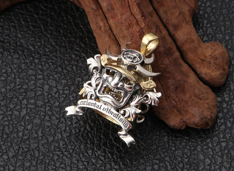 925 пробы серебряная маска воина броня подвеска мужские и женские ювелирные