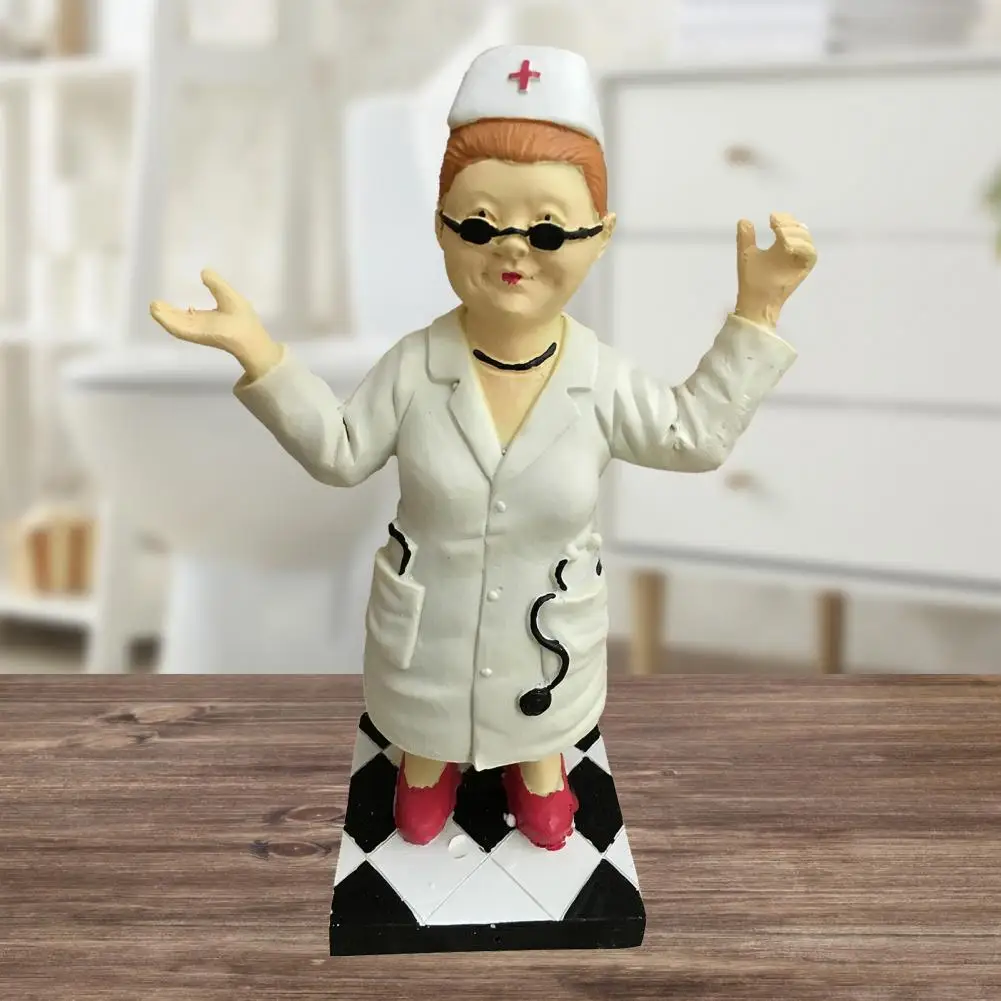 

Practical Durable Delicate Cute Nurse Shape Figurine Statue for Outdoor