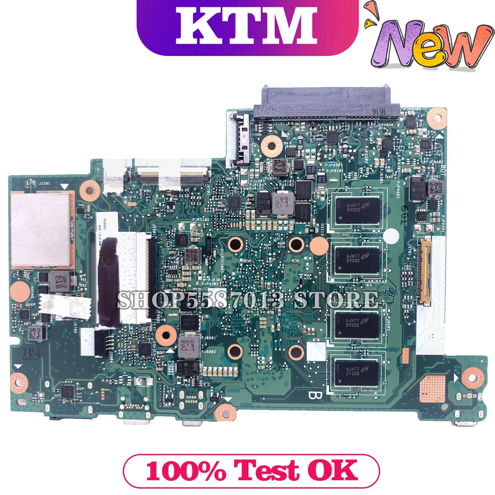 

E202SA Laptop motherboard for ASUS EeeBook E202SA E202S original mainboard 4GB-RAM Celeron N3050 CPU