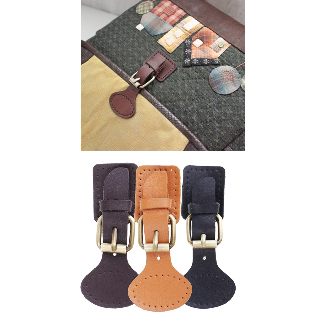 1 комплект из искусственной кожи с магнитной защелкой и пряжками сумка для