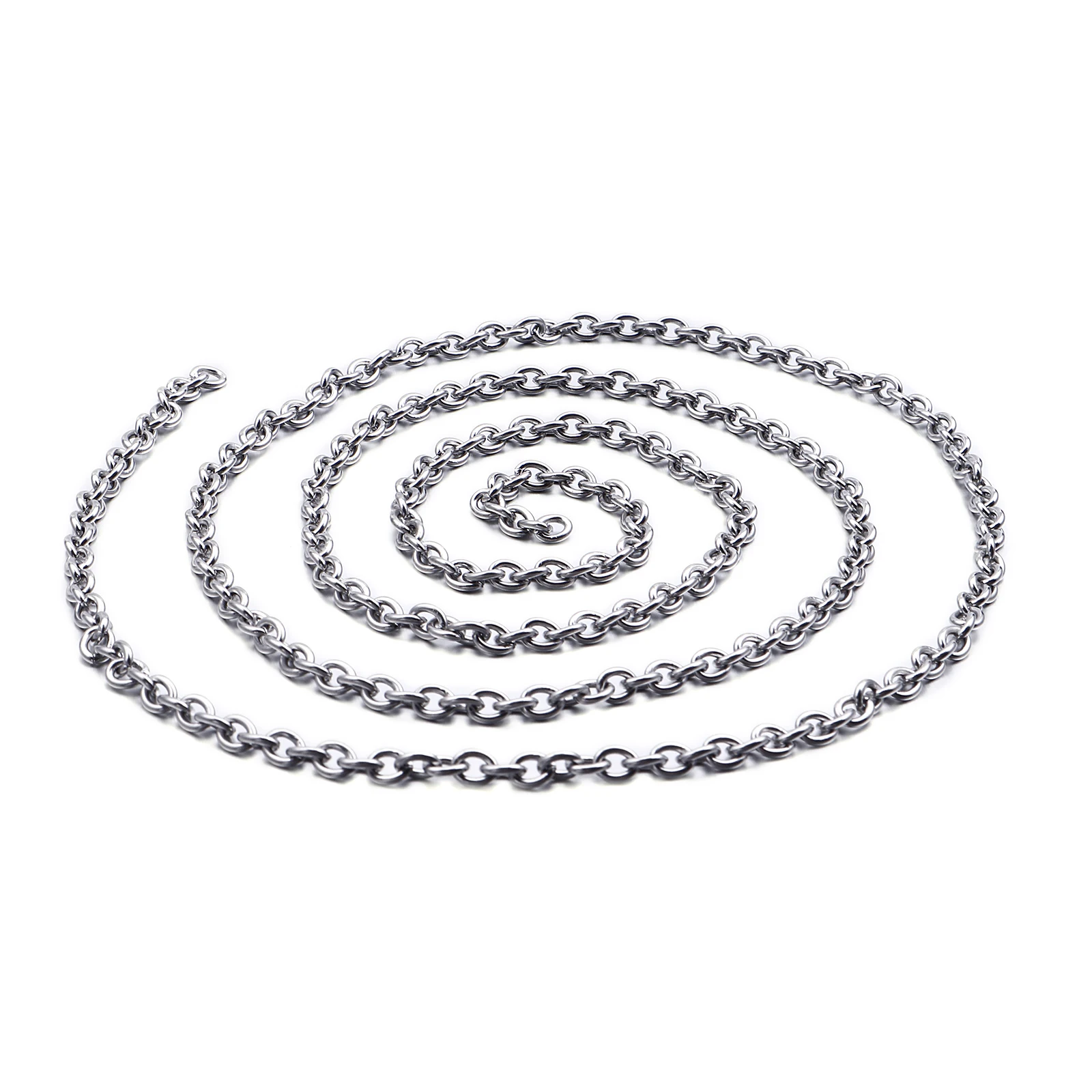 

1.5/2.5/3mm Width High Quality O Chain Replacement Metal Chain Strap Accessories DIY Hardware Belts Bag Chains