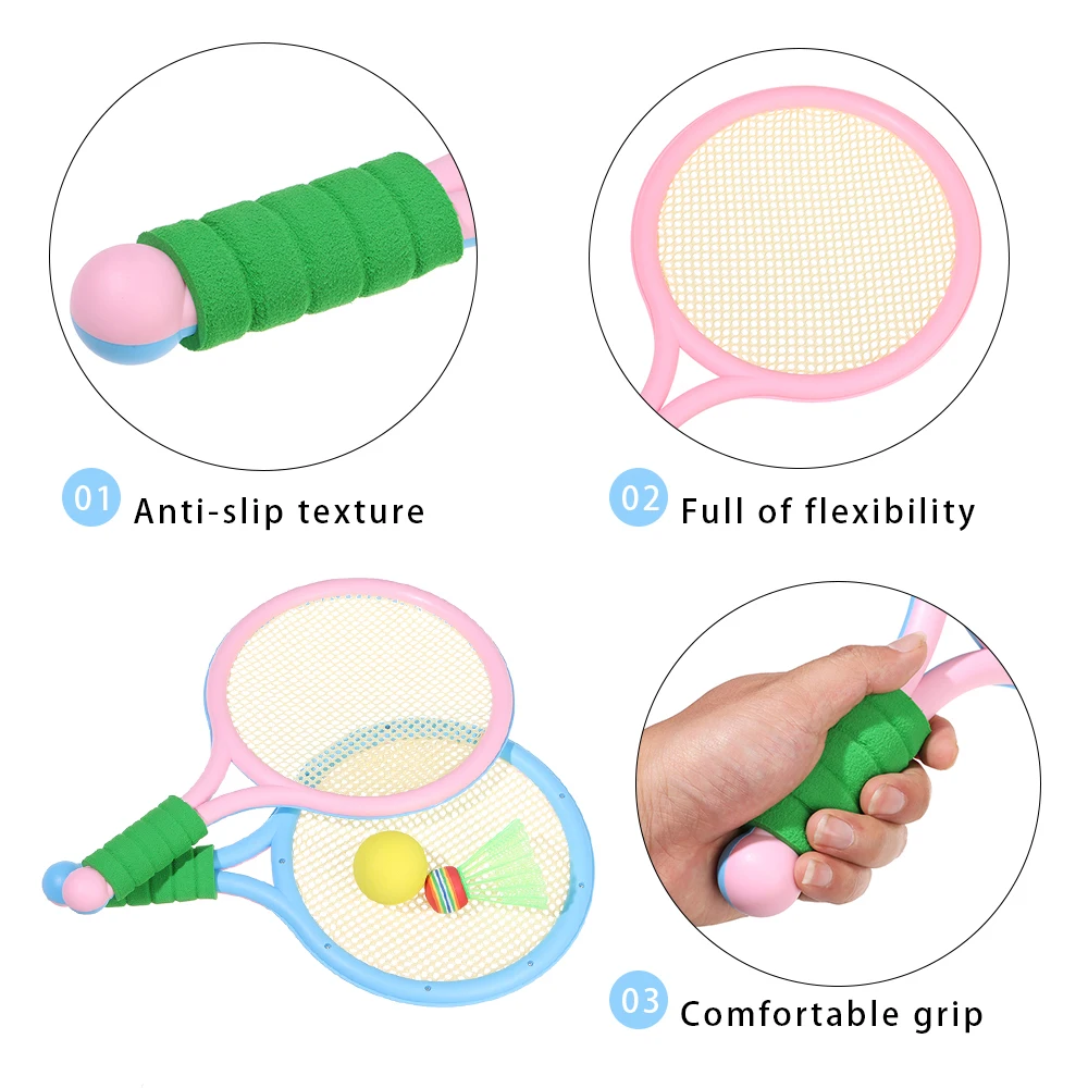 1 комплект в партии 2 in1 Волан для бадминтона ракетка игры мяч помещении/на