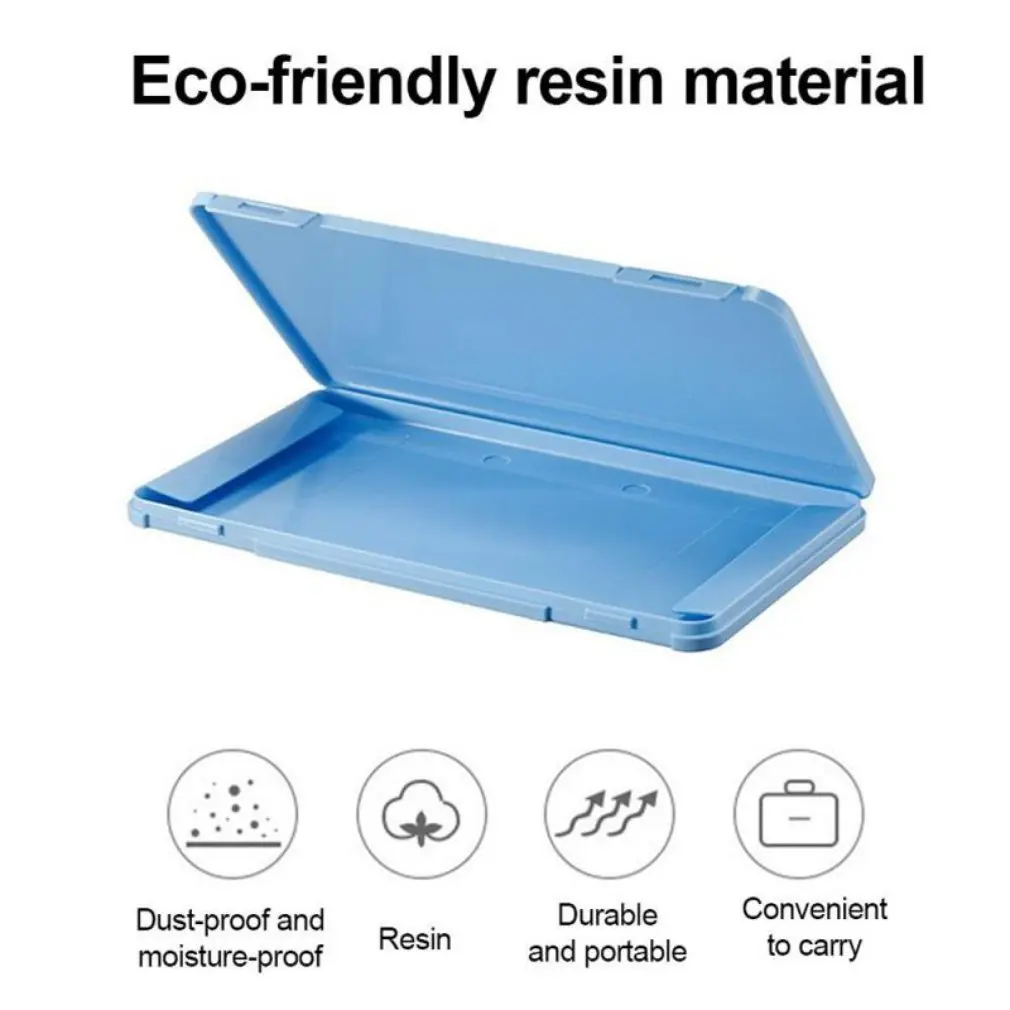 

Portable Face Masks Organizer Dustproof Moisture-proof Cover Holder Mask Storage Seal Box Household Accessories