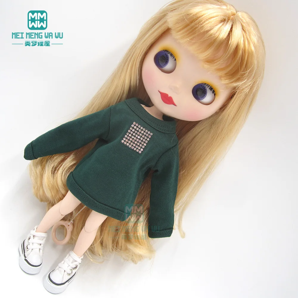 Одежда для куклы подходит 1/6 28-30 см blyth Azone OB23 OB24 модная Толстовка розовый, черный, белый, коричневый