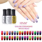 Гель-лак для ногтей HNM Thermo, гибридный полуперманентный УФ-Гель-лак для Светодиодный гтей, 3 цвета, 8 мл